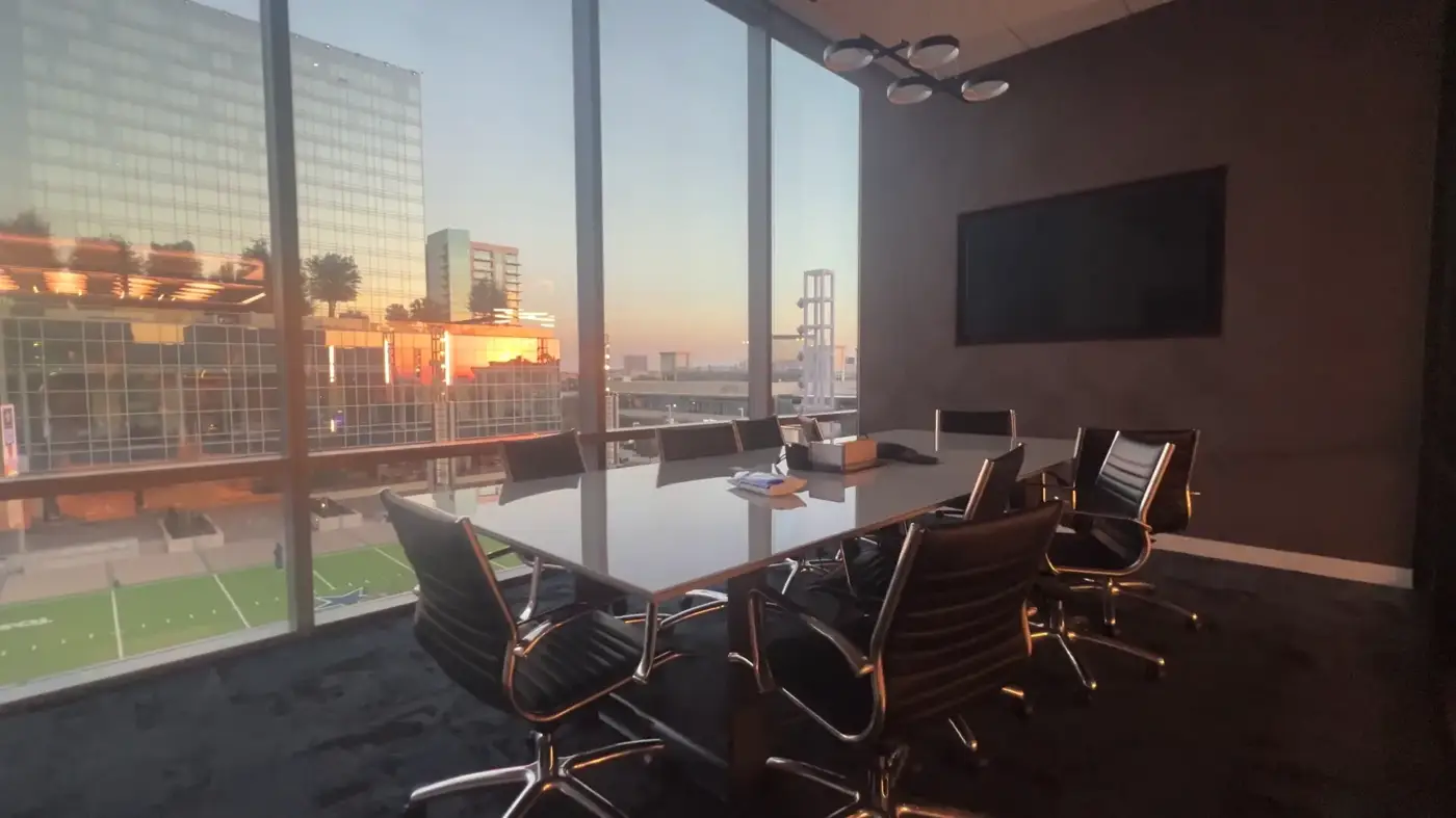 Texava conference room overlooking the field at The Star